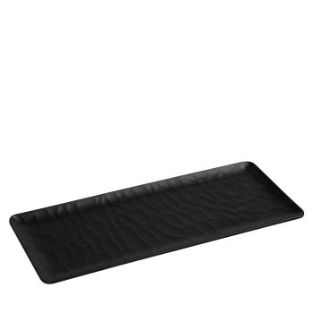 BLACK ΠΙΑΤΕΛΑ ΟΡΘΟΓ. 40Χ16ΕΚ WAVY MATTE ΜΕΛΑΜΙΝΗΣ MLB392K36-6 Espiel