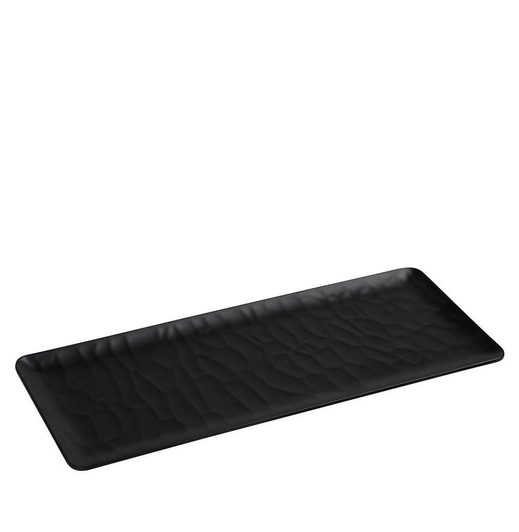 BLACK ΠΙΑΤΕΛΑ ΟΡΘΟΓ. 40Χ16ΕΚ WAVY MATTE ΜΕΛΑΜΙΝΗΣ MLB392K36-6 Espiel
