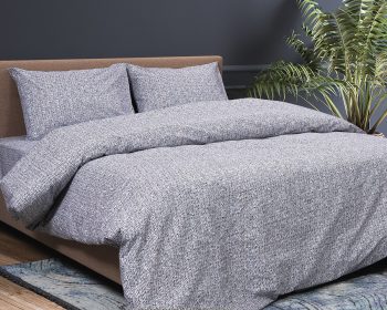 Beauty Home Σετ σεντόνια υπέρδιπλα με λάστιχο Manhattan Art 12076 170x200+30 Εμπριμέ