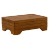 Τραπέζι Otis pakoworld μασίφ ξύλο οξιάς καρυδί 60x42x35εκ 211-000003
