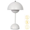 Επιτραπέζιο φωτιστικό Creative pakoworld LED λευκό Φ18x30εκ 009-000113