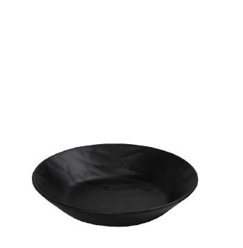 BLACK ΠΙΑΤΟ ΒΑΘΥ ΣΤΡΟΓΓ. 19ΕΚ WAVY MATTE ΜΕΛΑΜΙΝΗΣ MLB393K72-6 Espiel