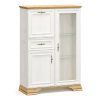 Βιτρίνα Jaden pakoworld golden oak-λευκό antique 93