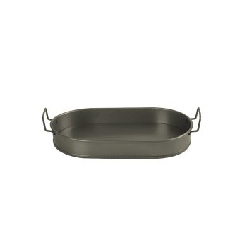 ΔΙΣΚΟΣ ΟΒΑΛ SMALL ΜΕΤΑΛ. ΜΕ ΛΑΒΕΣ ΛΑΔΊ 29-32X15x5EK TEM206 Espiel