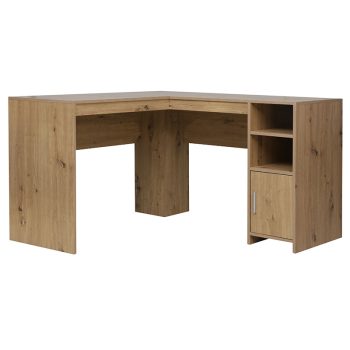 Γωνιακό γραφείο Matera pakoworld sonoma 120x120x76εκ 225-000003