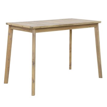 Τραπέζι μπαρ Bravo pakoworld φυσικό ξύλο ακακία 130x70x90εκ 228-000011