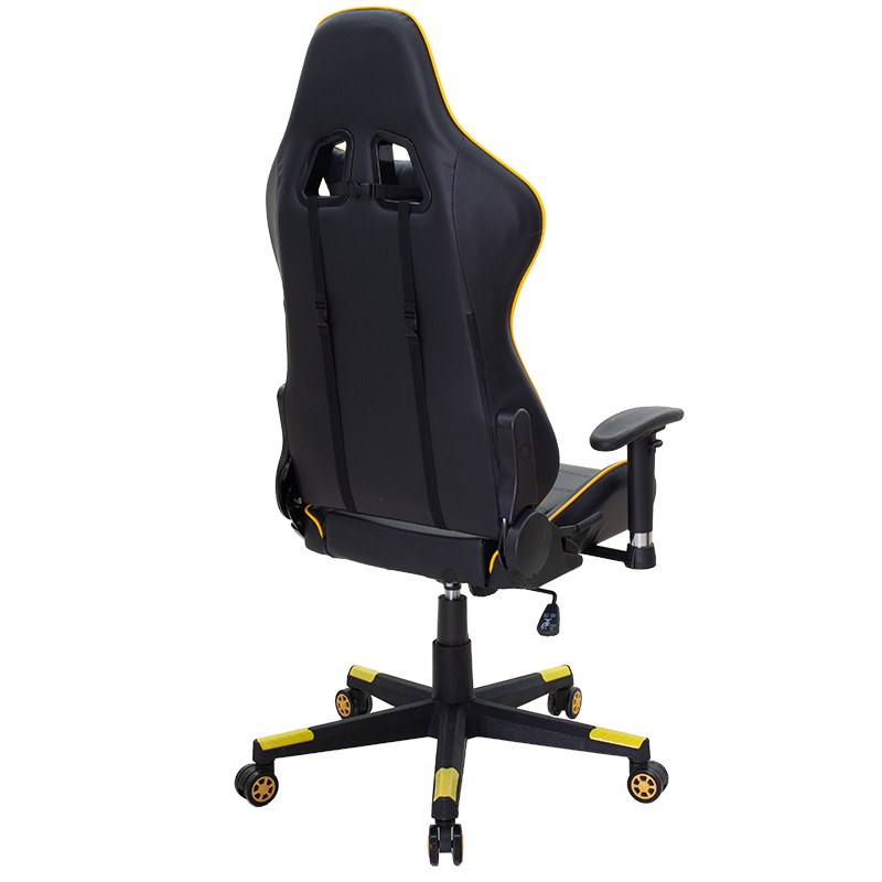 Καρέκλα γραφείου gaming Miel PU μαύρο-κίτρινο - Image 4
