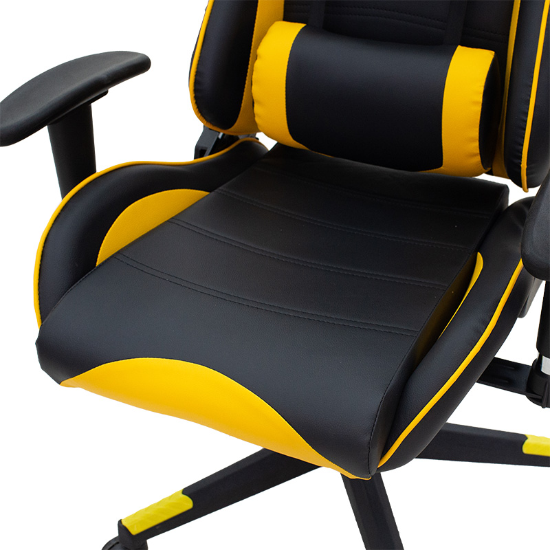 Καρέκλα γραφείου gaming Miel PU μαύρο-κίτρινο - Image 6