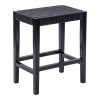 Σκαμπό Ridley pakoworld ξύλο-pu μαύρο 51x34x61.5εκ 236-000013