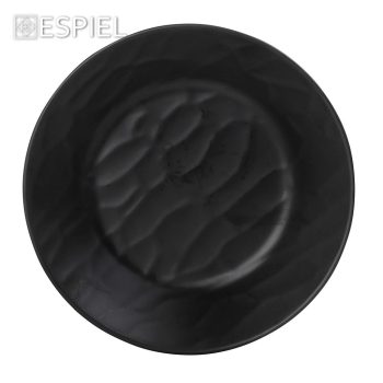 Alternative view of BLACK ΠΙΑΤΟ ΒΑΘΥ ΣΤΡΟΓΓ. 19ΕΚ WAVY MATTE ΜΕΛΑΜΙΝΗΣ
