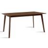 Τραπέζι Benson pakoworld MDF με καπλαμά χρώμα καρυδί 150x90x75εκ 097-000005