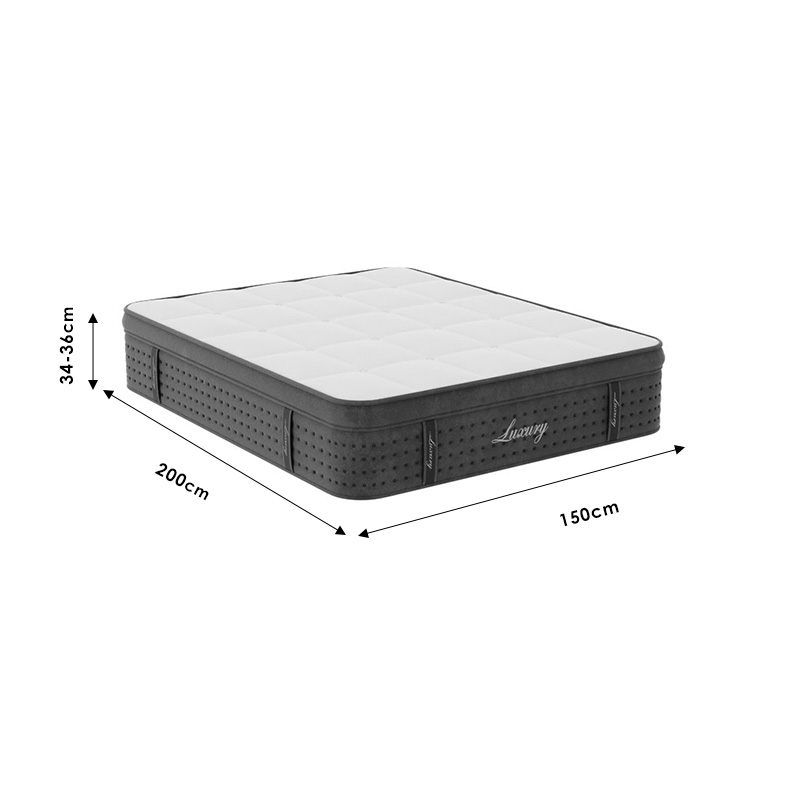 Στρώμα Luxury pocket spring+gel memory foam+latex 34-36cm 150x200εκ - Image 6