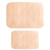 Πατάκι μπάνιου PWC-0055 pakoworld σετ 2τμχ microfiber ροζ 90x60εκ 188-000030