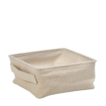 ΚΑΛΑΘΙ ΤΕΤΡΑΓ. JUTE/COTTON 21X21X9EK AMN120 Espiel