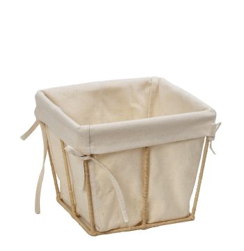 ΚΑΛΑΘΙ ΤΕΤΡΑΓ. COTTON ΜΕ ΨΑΘΙΝΟ STAND 15X15X11