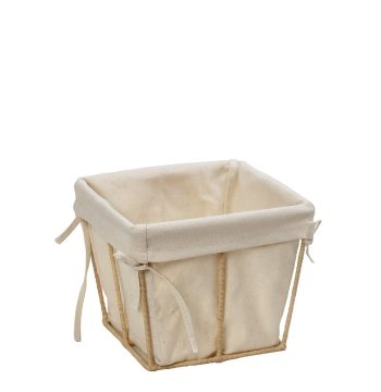 ΚΑΛΑΘΙ ΤΕΤΡΑΓ. COTTON ΜΕ ΨΑΘΙΝΟ STAND 12X12X9