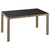 Τραπέζι Explore pakoworld με UV protection PP cappucino 150x90x73.5εκ 253-000030