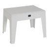 Τραπέζι Cosmic pakoworld PP λευκό 55x40x43.5εκ 253-000033