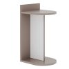 Βοηθητικό τραπέζι Libra pakoworld μόκα-λευκό 30x34x60εκ 119-001168