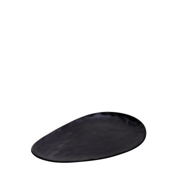 BLACK  ΠΙΑΤΕΛΑ ΤΡΙΓ.28Χ18Χ2ΕΚ WAVY MATTE ΜΕΛΑΜΙΝΗΣ MLB3209K36-6 Espiel