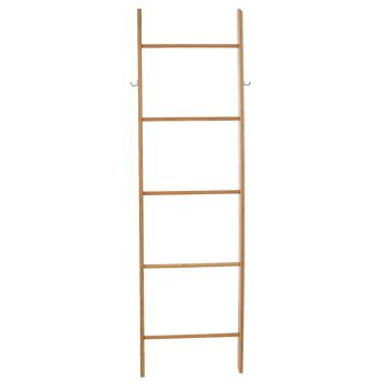 Σκάλα Marty pakoworld ξύλινη χρώμα φυσικό 45x4x170εκ 199-000001