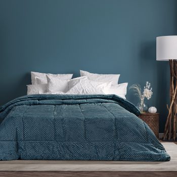 Beauty Home Κουβερτοπάπλωμα υπέρδιπλο Art 11536 220x240 Πετρόλ