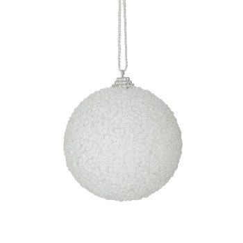 INART S/6 ΜΠΑΛΑ XMAS FOAM ΛΕΥΚΗ Φ8 Λευκό-Ιβουάρ    Polyfoam 2-70-397-0006