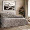 Beauty Home Σετ σεντόνια φανελένια υπέρδιπλα με λάστιχο Bella Art 12120 170x200+32 Εμπριμέ