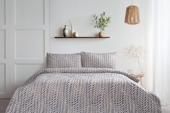 Beauty Home Σετ σεντόνια φανελένια υπέρδιπλα με λάστιχο Cooper Art 12123 170x200+32 Εμπριμέ