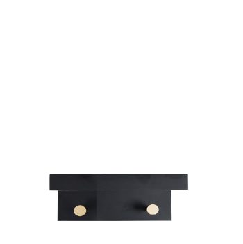 ΚΡΕΜΑΣΤΡΑ ΜΑΥΡΟ MDF 2 ΘΕΣΕΩΝ 23ΕΚ REF112 Espiel