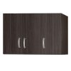 Πατάρι ντουλάπας Zelia pakoworld τρίφυλλο wenge eo 90x42x60εκ 249-000042