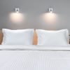 Beauty Home Παπλωματοθήκη ξενοδοχείου υπέρδιπλη Ribbon Art Ε1237 230TC Satin Stripe Percal Pennie 70%Cot-30%Pol 235x245 Λευκό