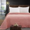 Beauty Home Κουβέρτα μονόχρωμη υπέρδιπλη Fleece Art 11551 220x240 Ροδακινί