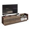 Έπιπλο τηλεόρασης Yubo pakoworld καρυδί 167.6x35x43εκ 120-000360