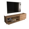Έπιπλο τηλεόρασης Derek pakoworld καρυδί 140x37x41.4εκ 120-000361