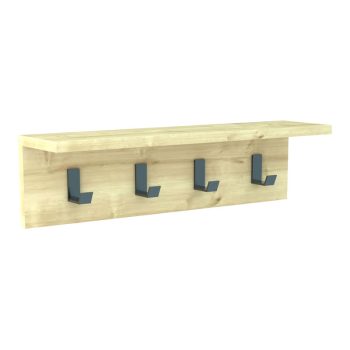 Κρεμάστρα Mulan pakoworld χρώμα φυσικό 60x16x14.5εκ 120-000385