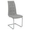 Καρέκλα Darrell pakoworld pu αντικέ γκρι-βάση χρωμίου 42x49x106εκ 127-000108
