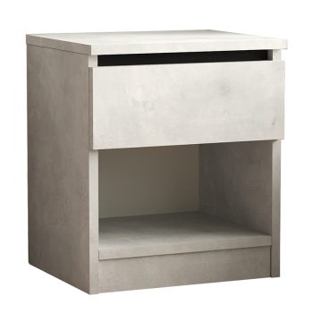 Κομοδίνο Complete pakoworld γκρι antique-wenge 40x35.5x46εκ 176-000116