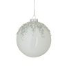 INART ΜΠΑΛΑ XMAS ΓΥΑΛΙΝΗ ΛΕΥΚΗ/ΑΣΗΜΙ Φ10 2-70-890-0293