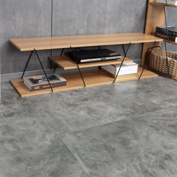 Alternative view of Έπιπλο τηλεόρασης Tars  sonoma-μαύρο 120x30x33εκ