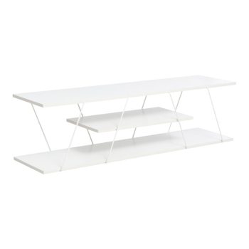 Έπιπλο τηλεόρασης Tars pakoworld γκρι-λευκό 120x30x33εκ 225-000031