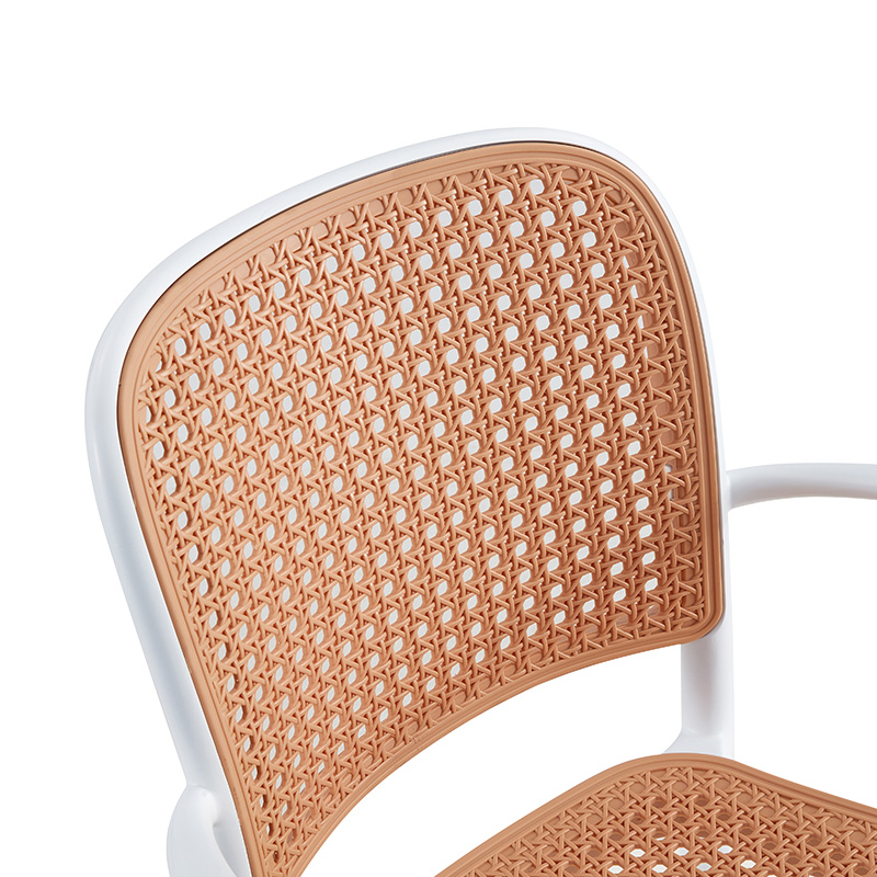 Πολυθρόνα Juniper με UV protection PP μπεζ- λευκό 56x52.5x86.5εκ. - Image 6
