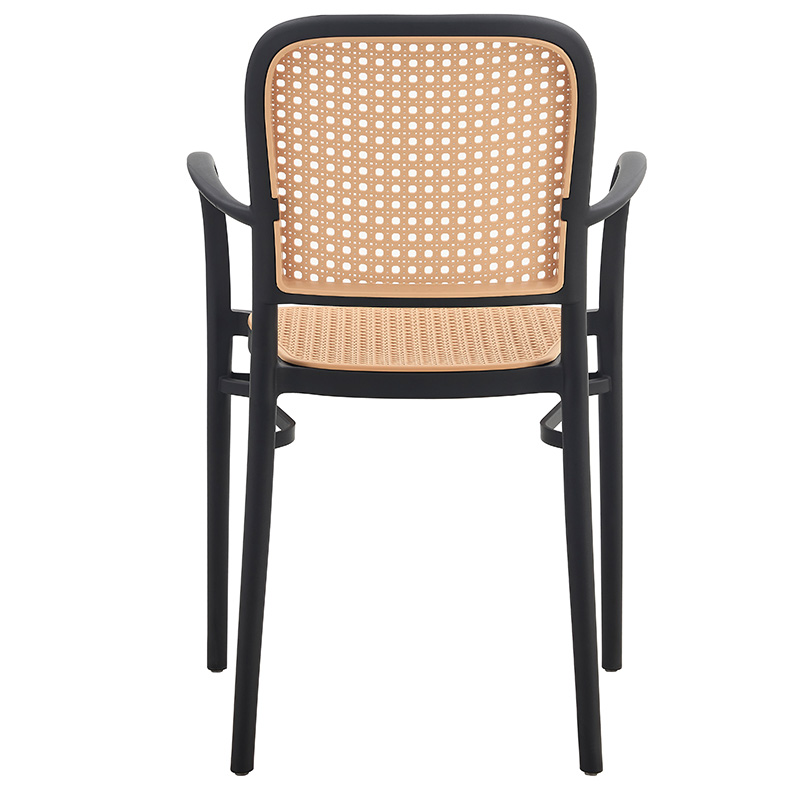 Πολυθρόνα Juniper με UV protection PP μπεζ-μαύρο 56x52.5x86.5εκ. - Image 3