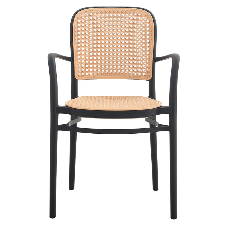 Πολυθρόνα Juniper με UV protection PP μπεζ-μαύρο 56x52.5x86.5εκ. - Image 5