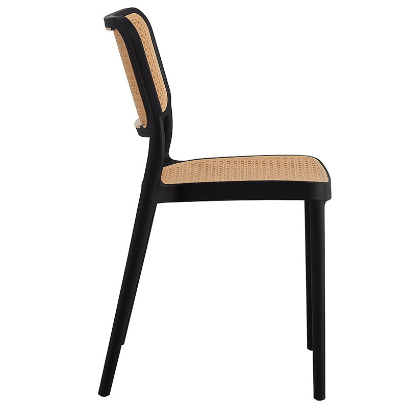 Καρέκλα Poetica με UV protection PP μπεζ-μαύρο 42x52x81εκ. - Image 3