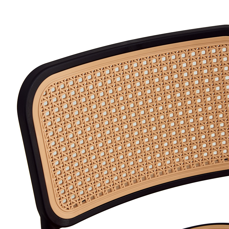 Καρέκλα Poetica με UV protection PP μπεζ-μαύρο 42x52x81εκ. - Image 5