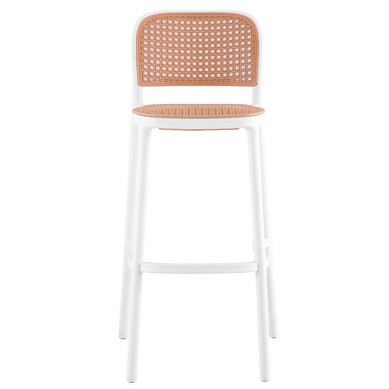 Σκαμπό μπαρ Juniper με UV protection PP μπεζ-λευκό 51x52x102.5εκ. - Image 5
