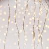 ΚΟΥΡΤΙΝΑ SNOWFALL ΘΕΡΜΟ ΛΕΥΚΟ LED, 240 LED, ΠΡΟΓΡΑΜΜΑ ΔΙΑΦΑΝΟ ΚΑΛΩΔΙΟ 200X100CM