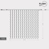 ΚΟΥΡΤΙΝΑ 200X200CM 360 LED ΕΠΕΚΤΑΣΗ ΩΣ 3, ΔΙΑΦ ΚΑΛΩΔΙΟ,ΘΕΡΜΟ LED, 40 ΛΕΥΚΑ FLASH LED