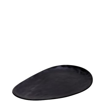 BLACK  ΠΙΑΤΕΛΑ ΤΡΙΓ.36Χ23Χ2ΕΚ WAVY MATTE ΜΕΛΑΜΙΝΗΣ MLB3210K24-6 Espiel